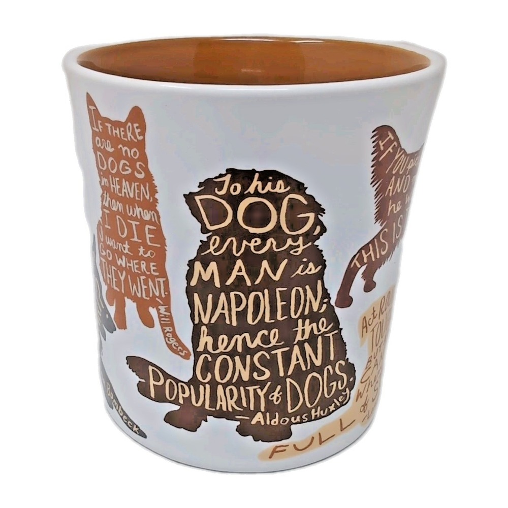Unemployed Philosophers Guild Literary Dog Mug - Picture 2 of 10